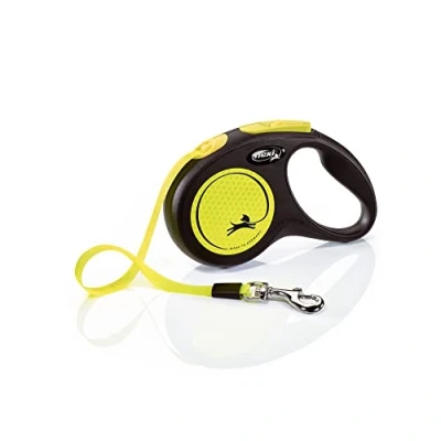 Image de Flexi Laisse pour Chien New Classic Néon Lengte 5m, Max. 15 kg