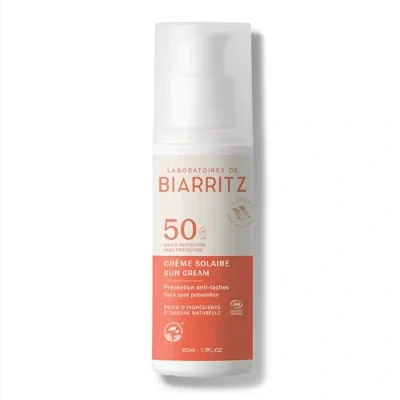 Image de Laboratoires de Biarritz Crème Solaire Visage SPF50 Certifiée Bio Pour Adulte Protège, Hydrate et Prévient l&#039;Apparition Taches 50 ml Fabriquée en France