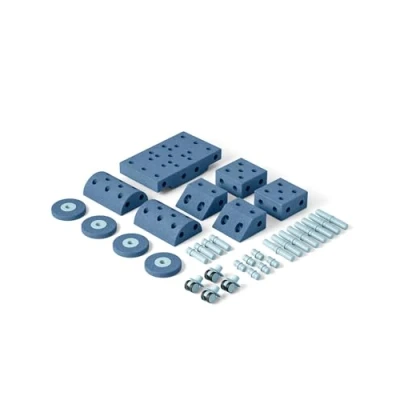 Image de Modu. Jeu 34 TLG. Baukasten Starter Set Playsystem Dreamer Von 0 6 Jahre Bleu Profond/Bleu Ciel