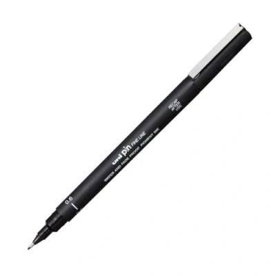 Image de Uni ball 06200 N Stylo Pointe Calibrée 0,6 mm Noir Lot de 12