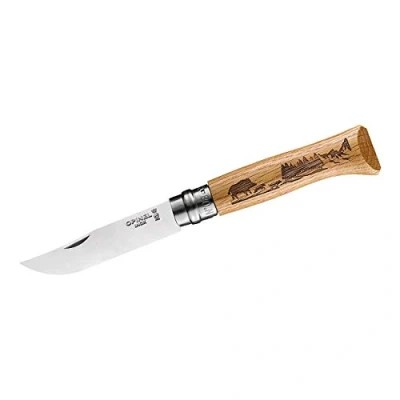 Image de Opinel N8 Inox Animalia Jabalý Entrega CON 6 Berlingots en Cada Caja Nuevo