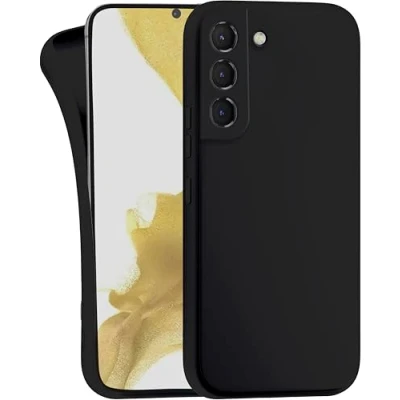 Image de MyGadget Coque pour Samsung Galaxy S22 Plus Case TPU Souple &amp; Soft Cover Protection Extra Fine Légère Étui Coloré Anti Choc et Rayures Noir