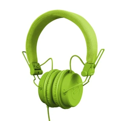 Image de Reloop RHP 6 green casque DJ et lifestyle ultra compact avec basses profondes, médiums accordés aigus transparents, construction fermée, vert