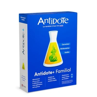 Image de Antidote+ Familial Antidote 12 + Web Mobile Licence annuelle PC/Mac