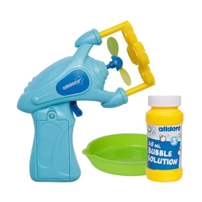 Image de alldoro 59 ML Bubble Gun Pistolet à Bulles de Savon, 4694, Multicolore