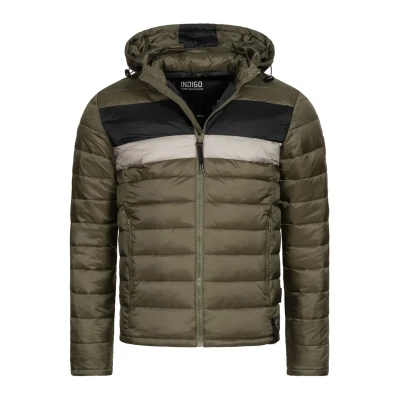 Image de Indicode Jeans Hampshire Veste d&#039;hiver, Homme, Taille: Small, Army mix