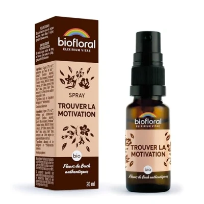 Image de BIOFLORAL Trouver la Motivation BIO DEMETER Spray 20 ML Confiance et Energie Intérieure Fleurs de Bach Authentiques