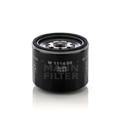 Image de MANN FILTER W 1114/80 Filtre à huile M 20 X 1.5 vissé MAZDA: Série E IV Сamion Plateau / Сhâssis, 323 P V 3/5 portes