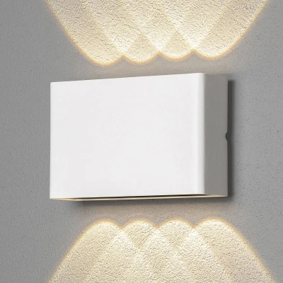 Image de Konstsmide Applique d&#039;extérieur LED Chieri, 8 lampes, blanche