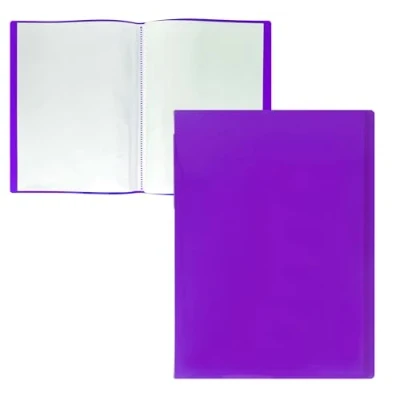 Image de RAYLU PAPER Classeur avec pochettes transparentes Format A4, fabriqué en polypropylène 100% biodégradable, 60 pour documents à la maison et au bureau (A4, housses,