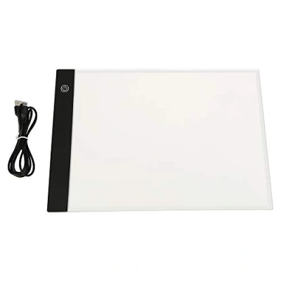 Image de XUANYU Tablette Lumineuse A4, sans Échelle, Planche de Dessin avec Luminosité LED Réglable, Contrôle Tactile et Câble USB