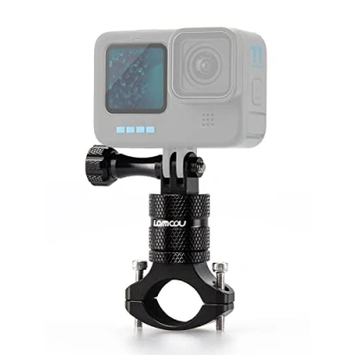 Image de Support Vélo Gopro LAMMCOU Adaptateur Aluminium 360 Degrés Rotatif