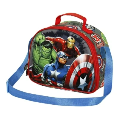 Image de Karactermania THE Avengers Invencible 3D Lunch Sac bandoulière pour enfants, Taille: One Size, Multicolor