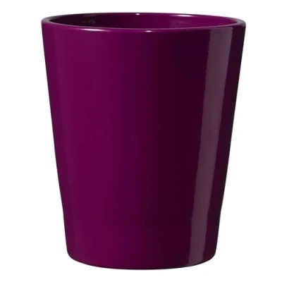 Image de pot de pots fleurs Cache Mûre brillant 14 cm