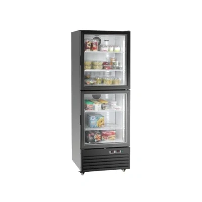 Image de Réfrigérateur noir combiné 430L