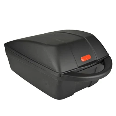 Image de fischer gepäckbox pour Porte Bagages vélo Volume: env. 15 l, verrouillable, 2 clés incluses, Noir, 19 x 26 42 cm
