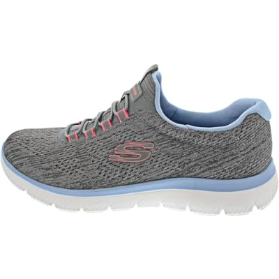 Image de Skechers Femme Summits Fun Flare Baskets, Gris, 37.5 EU