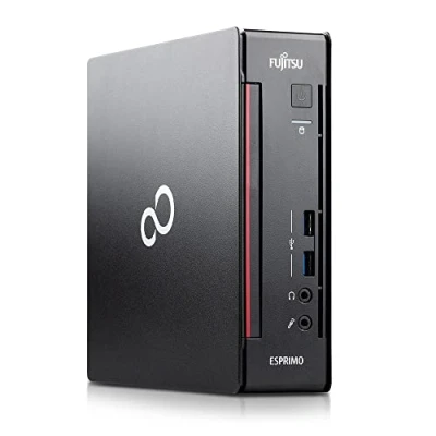 Image de Fujitsu Esprimo Q556 PC Mini ordinateur de bureau Intel i5 6400T, Ram 8 Go DDR4, disque SSD 240 Go, lecteur DVD, WiFi USB, système d&#039;exploitation Windows 10 Pro (reconditionné)