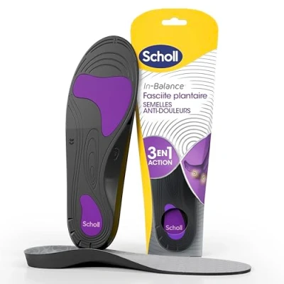 Image de Scholl Semelles In Balance® Anti Douleur Fasciite Plantaire T32(40 42)