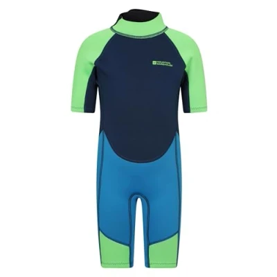 Image de Mountain Warehouse Combinaison de Plongée en Néoprène pour Enfant Corps: 2.5mm, Fermeture Éclair Glissant Facilement, Coutures Plates l&#039;Été et la Rose 11 12 Ans