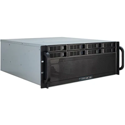 Image de Inter Tech 4U 4408 Support Noir, Argent
