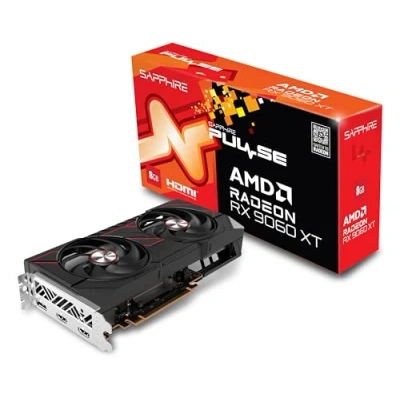 Image de SAPPHIRE Carte graphique PULSE AMD RADEON™ RX 9060 XT GAMING OC 8GB DUAL HDMI / DP