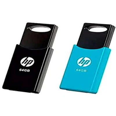 Image de HP v212w lecteur USB flash 64 Go Type A 2.0 Noir, Bleu Neuf