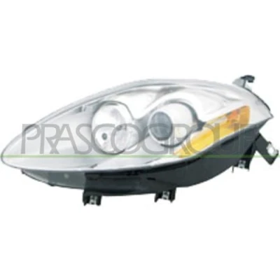 Image de PRASCO FT1384904 Phares gauche H1/H1 jaune pour circulation à droite avec moteur électrique commande correcteur de site projecteur