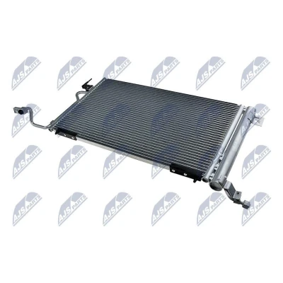 Image de NTY CCS CT 005 Condenseur De Clim avec déshydrateur Aluminium 580 PEUGEOT: Partner I Van, Combispace, 306 3/5 portes