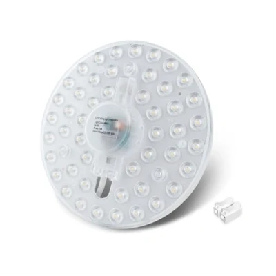 Image de Bonlux 24W LED Module Conversion Kit Pour Plafonnier Blanc Naturel 4000K Circulaire Lampe Remplacement Avec Aimant de Montage Ampoule Rechange Salle à Manger, Chambre Coucher 220V