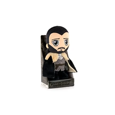 Image de Play by Game of Thrones Peluche des Personnages de Le Trône Fer 28cm Jon Snow avec Display Qualité Super Soft