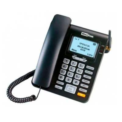 Image de Maxcom Comfort MM28D HS (Headset socket) Telephone fixe avec carte SIM