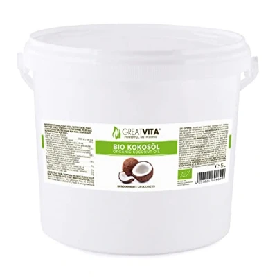 Image de MeaVita Huile de Noix Coco Biologique Insipide Désodorisée 5 L