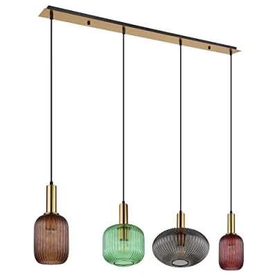 Image de Globo Lampe suspendue design Normy laiton 15469 4H