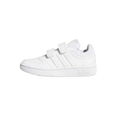 Image de adidas Hoops Lifestyle Basketball Hook and Loop Shoes Chaussures, Cloud White, Numeric_33_Point_5 EU