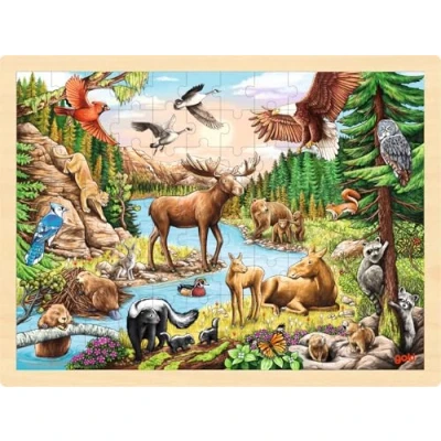 Image de Goki Puzzle d&#039;insertion de la Nature Sauvage américaine du Nord 57409