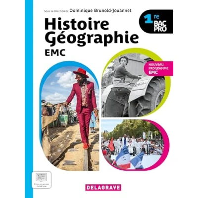 Image de Histoire Géographie EMC 1re Bac Pro (2025) Manuel élève