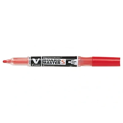 Image de PILOT 10138 V Board Master Begreen Marqueur pointe conique extra fine tracé rechargeable encre liquide 1,3 mm Rouge