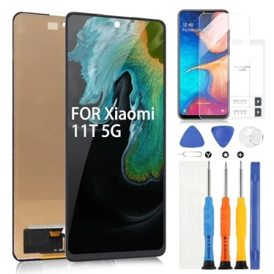 Image de LCD Ecran pour Xiaomi 11T 5G 21081111RG, Écran Pro 2107113SG, Display Tactile Digitizer Assembly Réparation Kit (6.67&quot;, Noir)