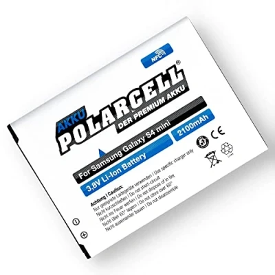 Image de Batterie pour Samsung Galaxy S4 Mini GT I9190/GT I9195 (EB B500BE/EB B500BU) PolarCell NFC Edition