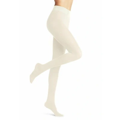 Image de Falke SOFT Collants Off white, Femme, Taille: 42 44, white