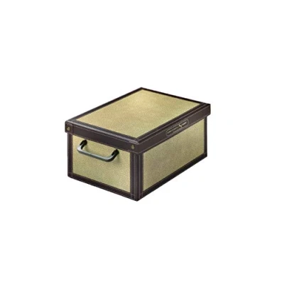 Image de Kanguru 026 TA Baulino Boîte de Rangement en Carton Plastifiée Tapirus 35 x 25 17,5 cm