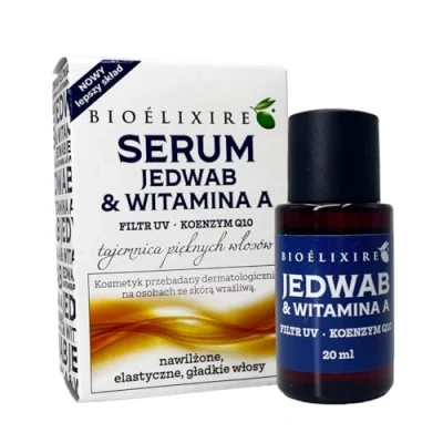 Image de BIOELIXIRE Soie capillaire avec vitamine A UV + filtre Q10 Sérum 20 ml