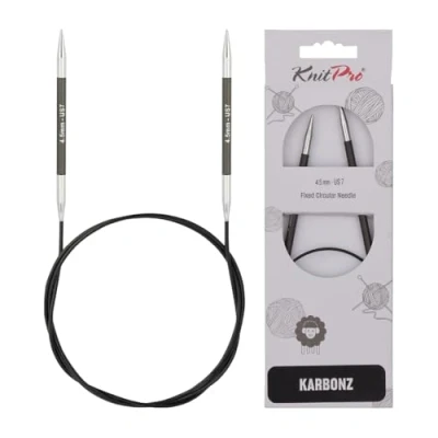 Image de KnitPro KP41169 Arbon Aiguille Fixe Circulaire Bois Multicolore 38,5 x 5,5 1,6 cm