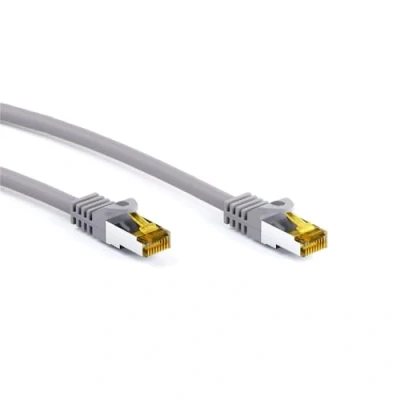 Image de Cordon RJ45 catégorie 7 S/FTP 2 m (Gris) Câble ethernet à double blindage