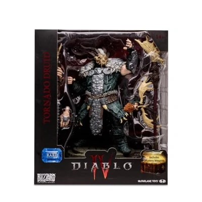Image de McFarlane Diablo IV Collection Sculpture Rare Druide Figurine du Jeu vidéo décoratif 15 cm avec Accessoires et Arme Jouet secrète, pour Fans collectionneurs, +14 Ans, Bizak (64386738)