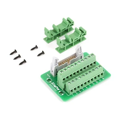 Image de IDC20P Connecteur de Bornier Bloc Jonction Mâle 20Pin Interface d&#039;Automate avec Support d&#039;en tête