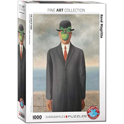 Image de Eurographics Puzzle RENÉ Magritte DER Menschensohn pour enfants, Taille: One Size, Multi coloured