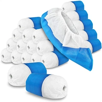 Image de com four® 150x Couvre Chaussures réutilisables de Haute qualité imperméables Extra Solides Taille Unique