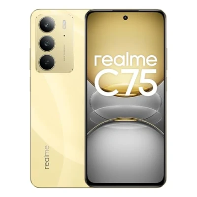 Image de realme C75 Smartphone 8+128GB, Étanchéité IP69, Batterie puissante de 5828 mAh,Expérience Intelligente avec IA, Écran FHD 90 Hz 6,72 po, l&#039;or, Pas d&#039;adaptateur